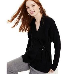Charter Club Cashmere D-Ring Cardigan